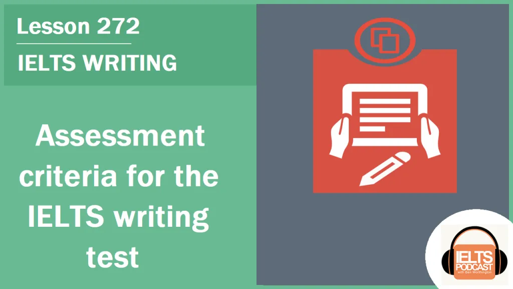 IELTS WRITING TEST: assessment criteria