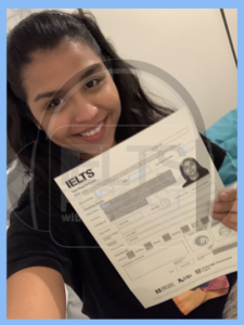 IELTS Happy student