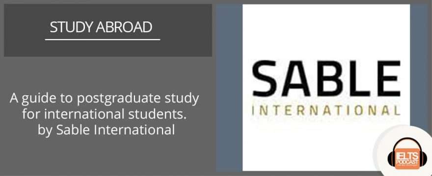 Postgraduate study for international students by Sable International