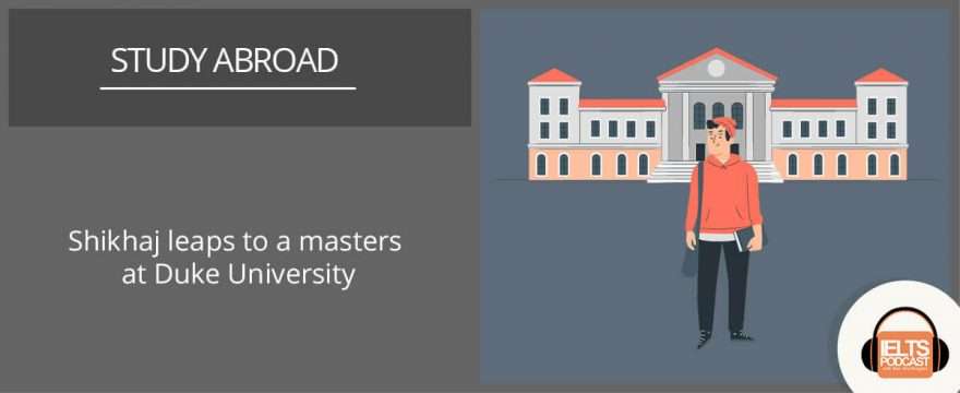 Shikhaj leaps from India to a masters at Duke University
